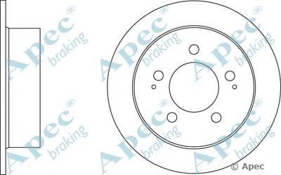 APEC BRAKING dsk2712 -  Тормозной диск